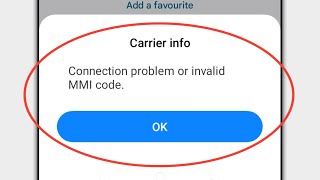 Connection Problem Or Invalid MMI Code । How to Fix Connection Problem Or Invalid Code Problem [upl. by Kerekes]