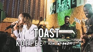 Koffee Featuring The Compozers  Toast LIVE [upl. by Chadwick968]