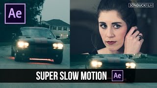 Twixtor Tutorial Create Super Slow Motion in After Effects [upl. by Linetta]