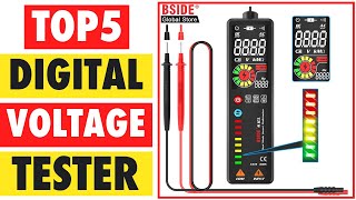 Top 5 Best Digital Voltage Tester In 2024  Voltage Tester [upl. by Yenahs]