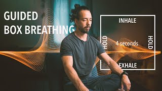 Guided Box Breathing with ThetaWaves To WindDown [upl. by Elfstan]