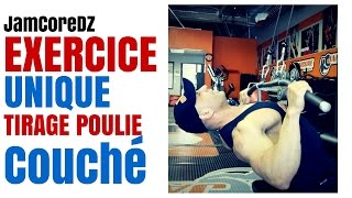 Musculation  Tirage Poulie Couché [upl. by Marcellus]