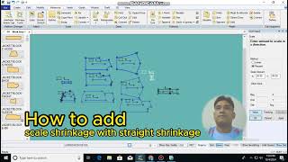 Cadbari How to add scale shrinkage with straight shrinkage [upl. by Ahsian]