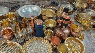 Chickpet Banglore Wholesale Copper Brass Items Collection Direct From Manufacturers [upl. by Asina]