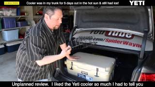 Yeti Cooler 45  5 Day Trunk Test [upl. by Oigile763]