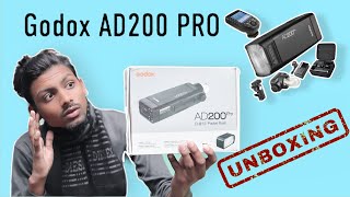 Ad200pro unboxing amp Ad200pro syncing with x2t trigger canon mount [upl. by Eatnuhs]