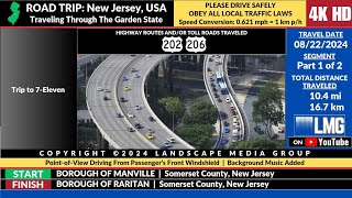 08222024 Part 1 of 2  Manville to Raritan New Jersey USA [upl. by Nnylf]