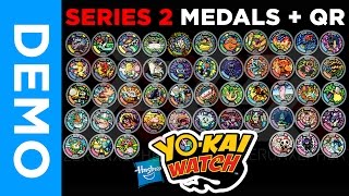 4K All SERIES 2 YoKai Medals amp QR Codes  GIVEAWAY [upl. by Geri]