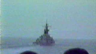 USS Missouri 16 inch fire summer 1987 [upl. by Kassi]