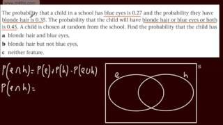 Statistics S1  S1  Probability 7  More examples of Addition Rule [upl. by Henn]