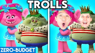 TROLLS WITH ZERO BUDGET Trolls MOVIE PARODY By LANKYBOX [upl. by Atsilac]