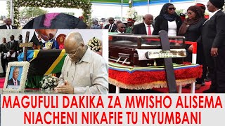 SIRI NZITO YA KIFO CHA MAGUFULI ALISEMA WAMBIENI MADAKTARI WANIACHE TU NIKAFIE NYUMBANIquot [upl. by Thormora]