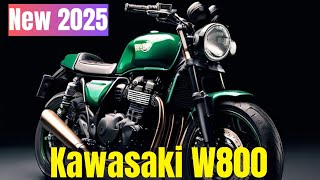 quotUnveiling the 2025 Kawasaki W800 Retro Style Meets Modern Performancequot [upl. by Nedah]