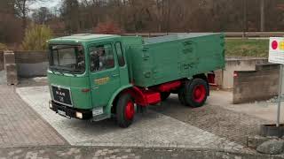 MAN 13168 FK F8 Kipper Tipper Lkw Truck Oldtimer Kippen [upl. by Fogarty121]