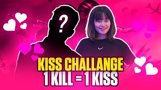 1 Kill Per 1 Kiss Sooneeta Challenge With Ajjubhai 💖  Garena Free Fire Total Gaming [upl. by Nyliak]