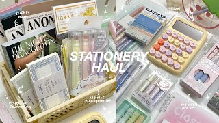 a huge aesthetic stationery haul🧷📚 ft journalsay [upl. by Retse185]