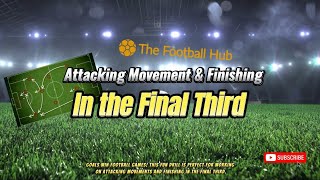 Pass amp Move Attacking Drill  Football  Soccer Final Third Practice [upl. by Trisha]