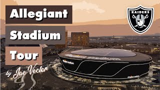 Las Vegas Raiders Allegiant Stadium Full Tour 2021 4K [upl. by Ayocat]