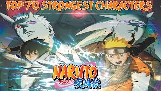 Top 70 Strongest Naruto Shippuden Characters ナルト 疾風伝 Canon Series Finale [upl. by Letsirk755]