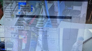 How to change Sintech cctv camera name with Xmeye Dvr or Nvr  Cctv camera channel name setting [upl. by Ameerak969]