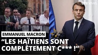 Emmanuel Macron dérape totalement sur les Haïtiens et provoque une crise diplomatique [upl. by Muir812]