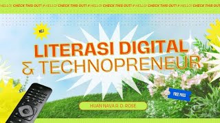 literasi digital amp technopreneur [upl. by Col399]