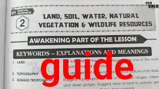 8th class social 2nd lesson land soil water natural vegetationampwildlife resources notes guide [upl. by Lirbij1]