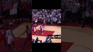 The Toronto Raptors scoring a deciding last minute buzzer beater song HeartBeats  quotchampionshipquot [upl. by Ihsir]