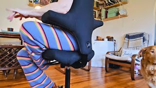 HAG Capisco Adjustable Standing Desk Chair Review Ergonomic amp EcoFriendly [upl. by Cyrus]