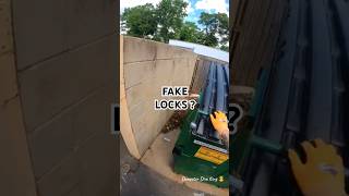 Dumpster diving at Ulta Beauty they put fake locks and rats dumpsterdiving lock beauty makeup [upl. by Nevs157]