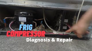 Refrigerator Compressor Not Running Diagnosis amp Repair or Emergency Fix No More Spoiled Food [upl. by Annaxor]