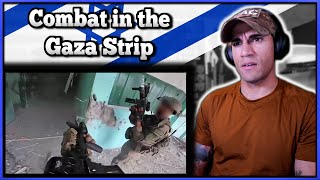 US Marine reacts to Combat Footage from the Gaza Strip [upl. by Daffodil]