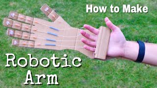 How to Make a Robotic Arm at Home out of Cardboard  Amazing things You can Make at Home [upl. by Anawit729]