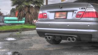 Remus US Sound Exhaust System E46 M3 [upl. by Burnard]