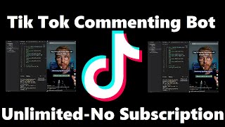 TikTok Commenting Bot  Full Tutorial  New 2022  2023 [upl. by Asir437]