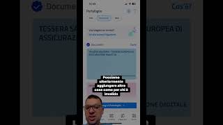 Da oggi patente digitale e tessera sanitaria sull’APP IO news shorts [upl. by Ayiram]