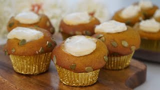 Pumpkin Cream Cheese Muffins [upl. by Paolina491]