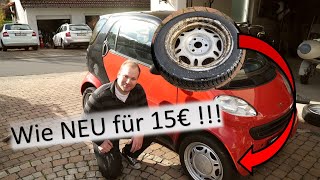 Felgen für 15€ aufbereiten  lackieren  HOW TO DO [upl. by Feriga701]