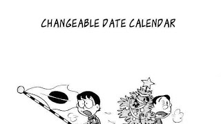 Doraemon Comic  Changeable Date Calendar Vol 03 Chapter 36 doraemon [upl. by Trust]