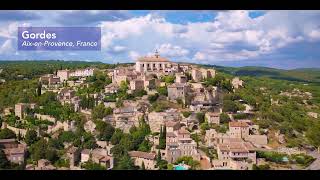 Flying over Gordes France [upl. by Mailiw386]