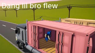 Gang Beasts glitching the trucks💯💯 [upl. by Poppas]