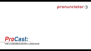 Podcast about the Luxembourgish language [upl. by Pheni]