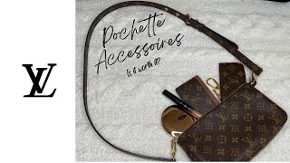 Louis Vuitton Pochette Accessoires  Is it Worth it [upl. by Enidan]