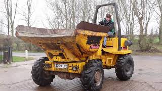 thwaites 5 Ton Swivel Skip Dumper  Test Drive Working Review  diggersandtractorscom [upl. by Trisa816]