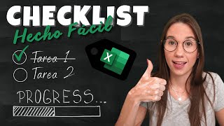 ✅ Cómo crear un Checklist INTERÁCTIVO en EXCEL ¡FÁCIL😁 [upl. by Pasadis]