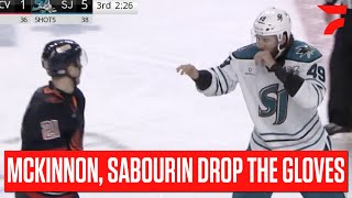 Scott Sabourin And Ian McKinnon Drop The Gloves In San Jose [upl. by Past532]