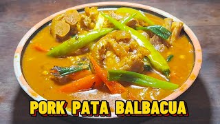 Paano Magluto ng Pork Pata Balbacua  Malamabot at Malasang Visayan Stew [upl. by Natal]