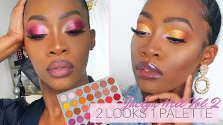 JACLYN HILL Vol 2 Palette Tutorial 2 Looks 1 Palette  Maya Galore [upl. by Glenine]