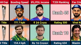 Comparison Mohammad Siraj Vs Shaheen Shah Afridi [upl. by Sukcirdor]