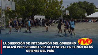 La Dirección de Integración del Gobierno realizó por segunda vez su festival en el oriente del país [upl. by Gambell]